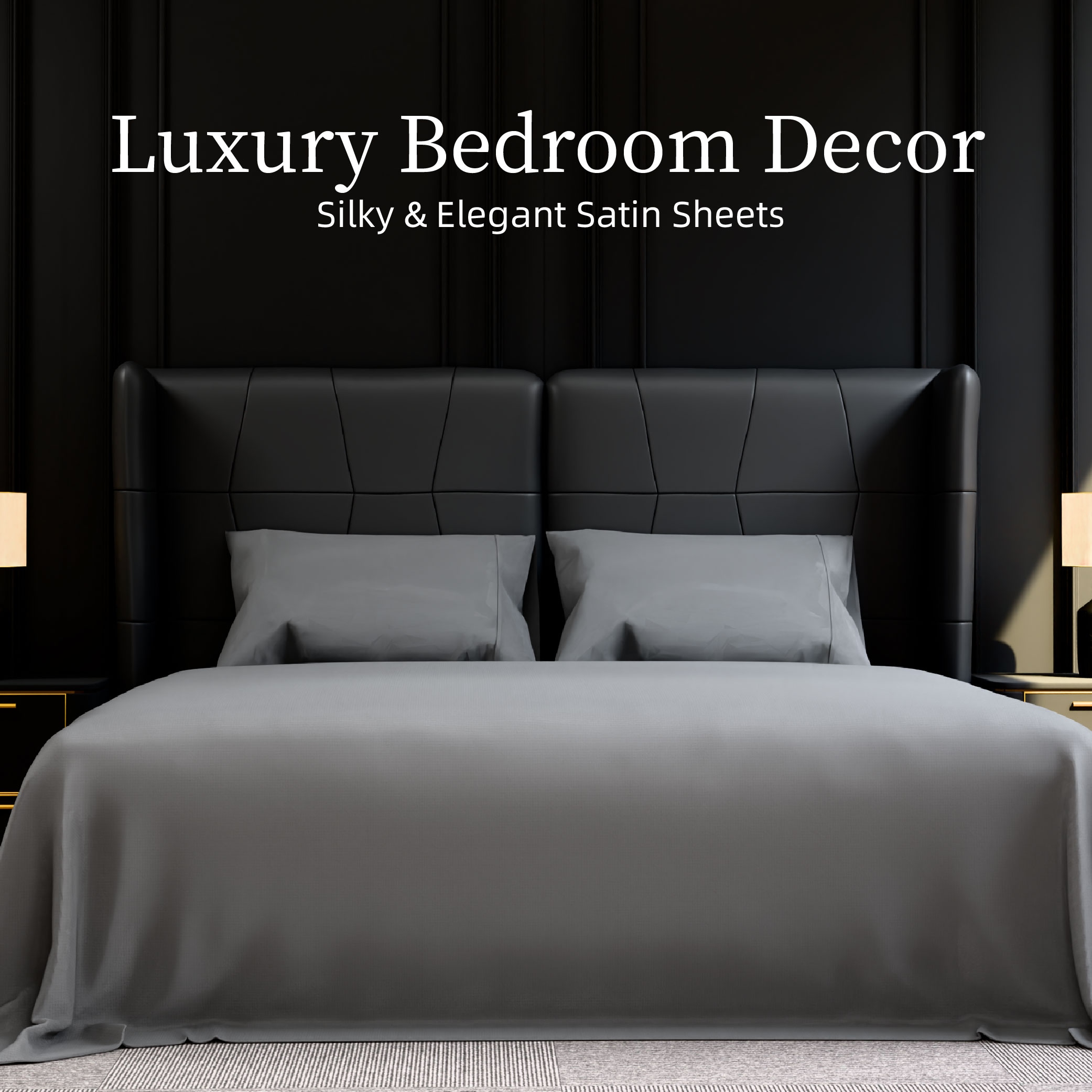 Bedding King Bed Sheets Set - 4 Piece Bedding - Brushed Microfiber - Shrinkage And Fade Resistant - Easy Care (King, Grey)_voghion.com